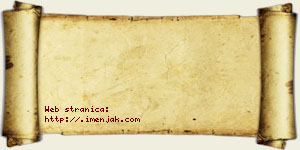 Andjelina Aleksić vizit kartica